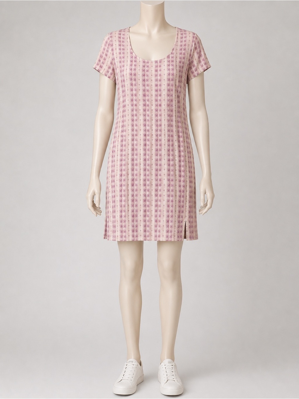 Women’s Pink Resort Casual Dress Easy Summer Shift Dress